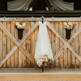 Black Barn kayla french close dress on door